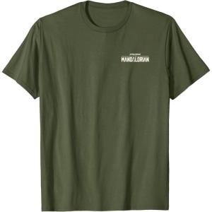 imageStar Wars  The Mandalorian Grogu Celestial TShirtOlive Green