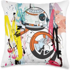imageStar Wars BB8 Astromech Droid Multicolor Throw Pillow16x16