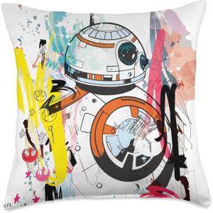 imageStar Wars BB8 Astromech Droid Multicolor Throw Pillow18x18