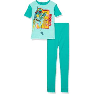 imageStar Wars Boys 2Piece Snugfit Cotton Pajamas SetBoba Fett