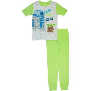 imageStar Wars Boys 2Piece Snugfit Cotton Pajamas SetBoop