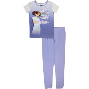 imageStar Wars Boys 2Piece Snugfit Cotton Pajamas SetRebel Princess