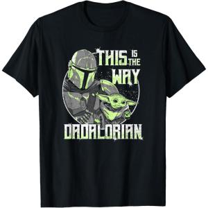 imageStar Wars The Mandalorian Fathers Day The Way Dad Retro TShirtBlack