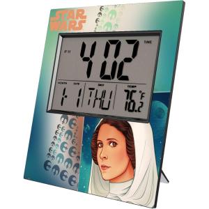 imageStar Wars The Mandalorian Grogu Portrait Wall ClockPrincess Leia Organa