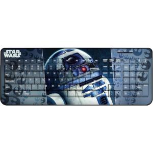 imageStar Wars The Mandalorian Grogu Portrait Wireless USB KeyboardR2D2