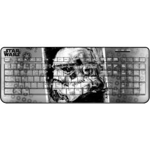 imageStar Wars The Mandalorian Grogu Portrait Wireless USB KeyboardStormtrooper