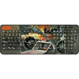 imageStar Wars The Mandalorian Grogu Portrait Wireless USB KeyboardXWing