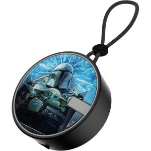 imageStar Wars The Mandalorian Grogu and Din Djarin Portrait Waterproof Speaker