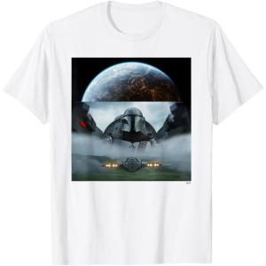 imageStar Wars The Mandalorian Season 3 Coruscant ampamp Starfighters TShirtWhite