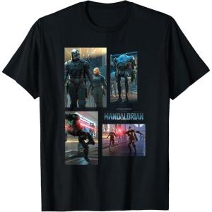 imageStar Wars The Mandalorian Season 3 Droid Revolt Concept Art TShirtBlack