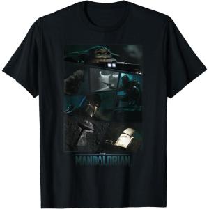 imageStar Wars The Mandalorian Season 3 Grogu Caves of Mandalore TShirtBlack