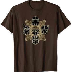imageStar Wars The Mandalorian Season 3 Grogu Mandalore Warriors TShirtBrown