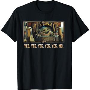 imageStar Wars The Mandalorian Season 3 Grogu in IG12 Yes Yes No TShirtBlack