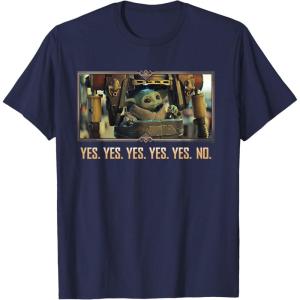 imageStar Wars The Mandalorian Season 3 Grogu in IG12 Yes Yes No TShirtNavy Blue