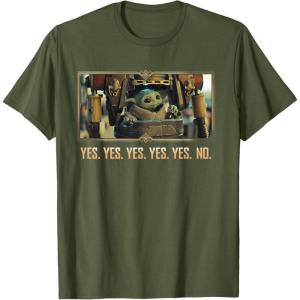 imageStar Wars The Mandalorian Season 3 Grogu in IG12 Yes Yes No TShirtOlive Green