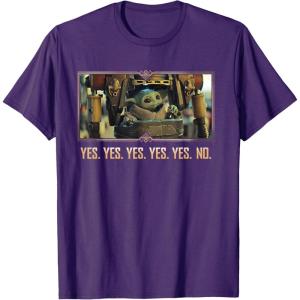 imageStar Wars The Mandalorian Season 3 Grogu in IG12 Yes Yes No TShirtPurple