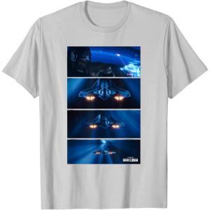imageStar Wars The Mandalorian Season 3 Hyperspace Mission TShirtSilver Grey