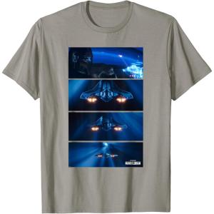 imageStar Wars The Mandalorian Season 3 Hyperspace Mission TShirtSlate Grey