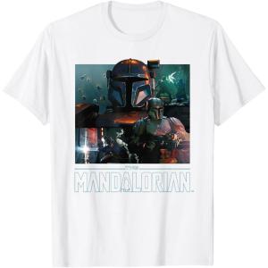imageStar Wars The Mandalorian Season 3 Paz Vizsla Battles TShirtWhite
