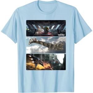 imageStar Wars The Mandalorian Season 3 Pirate Battle Concept Art TShirtBaby Blue