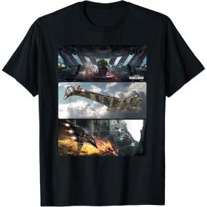 imageStar Wars The Mandalorian Season 3 Pirate Battle Concept Art TShirtBlack