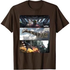 imageStar Wars The Mandalorian Season 3 Pirate Battle Concept Art TShirtBrown