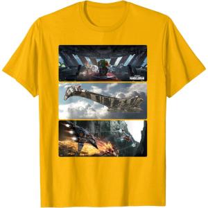imageStar Wars The Mandalorian Season 3 Pirate Battle Concept Art TShirtGolden Yellow