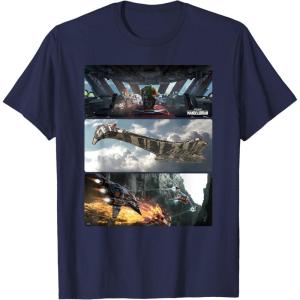 imageStar Wars The Mandalorian Season 3 Pirate Battle Concept Art TShirtNavy Blue