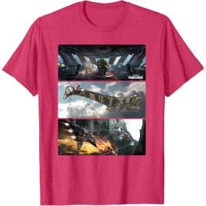 imageStar Wars The Mandalorian Season 3 Pirate Battle Concept Art TShirtRed Heather