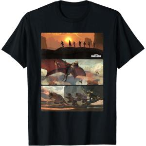 imageStar Wars The Mandalorian Season 3 Raptor Rescue Concept Art TShirtBlack