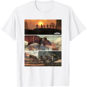 imageStar Wars The Mandalorian Season 3 Raptor Rescue Concept Art TShirtWhite