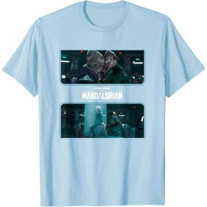 imageStar Wars The Mandalorian Season 3 StarCrossed Lovers TShirtBaby Blue
