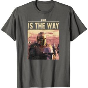 imageStar Wars The Mandalorian The Armorer This Is The Way Logo TShirtAsphalt Grey