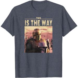 imageStar Wars The Mandalorian The Armorer This Is The Way Logo TShirtHeather Blue