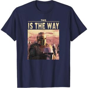imageStar Wars The Mandalorian The Armorer This Is The Way Logo TShirtNavy Blue
