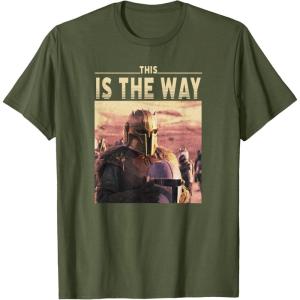 imageStar Wars The Mandalorian The Armorer This Is The Way Logo TShirtOlive Green