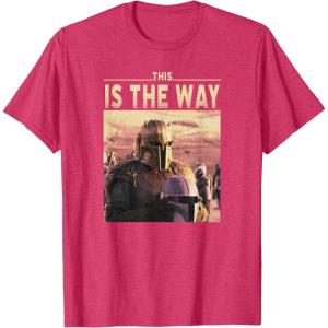 imageStar Wars The Mandalorian The Armorer This Is The Way Logo TShirtRed Heather
