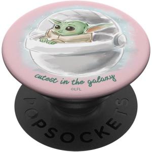 imageStar Wars The Mandalorian The Child Cutest In The Galaxy PopSockets Standard PopGripStandard