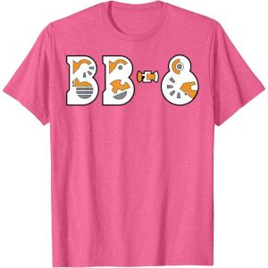 imageStar Wars The Rise of Skywalker BB8 Gear TShirtPink Heather