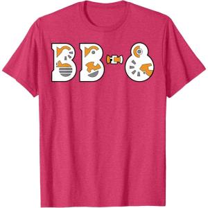 imageStar Wars The Rise of Skywalker BB8 Gear TShirtRed Heather