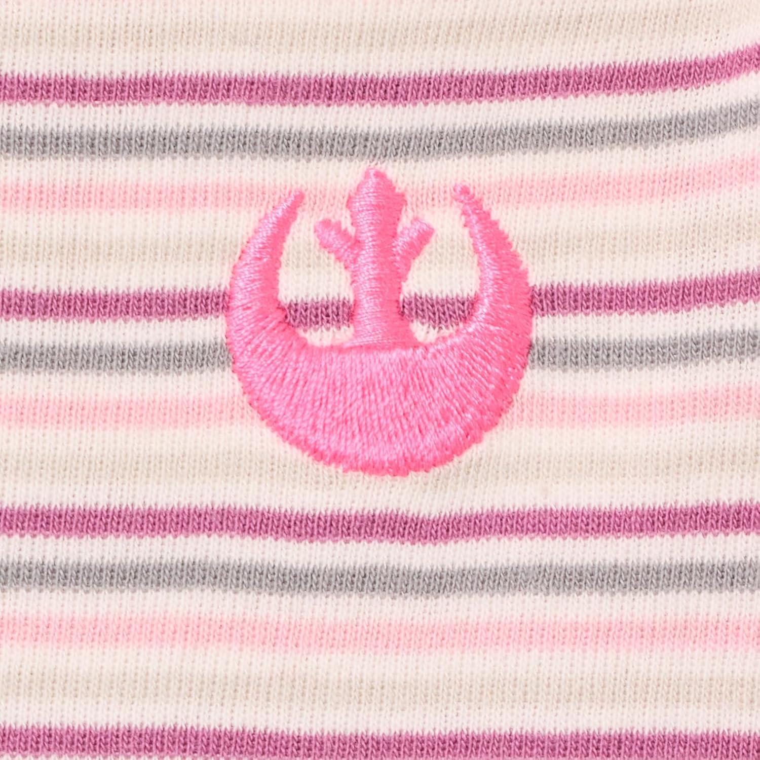 imageAmazon Essentials Disney  Marvel  Star Wars  Princess Baby Girls LongSleeve Bodysuits Pack of 5Star Wars Tiny Rebel