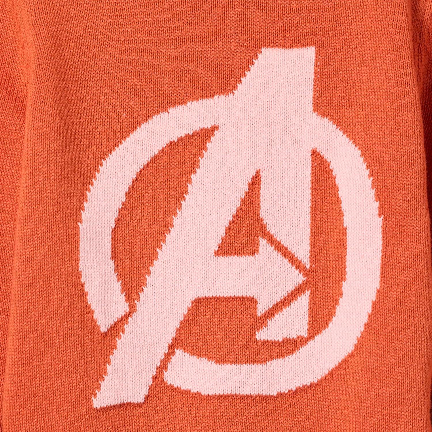 imageAmazon Essentials Disney  Marvel  Star Wars  Princess Girls and Toddlers Crewneck SweatersAvengers Logo  Girls