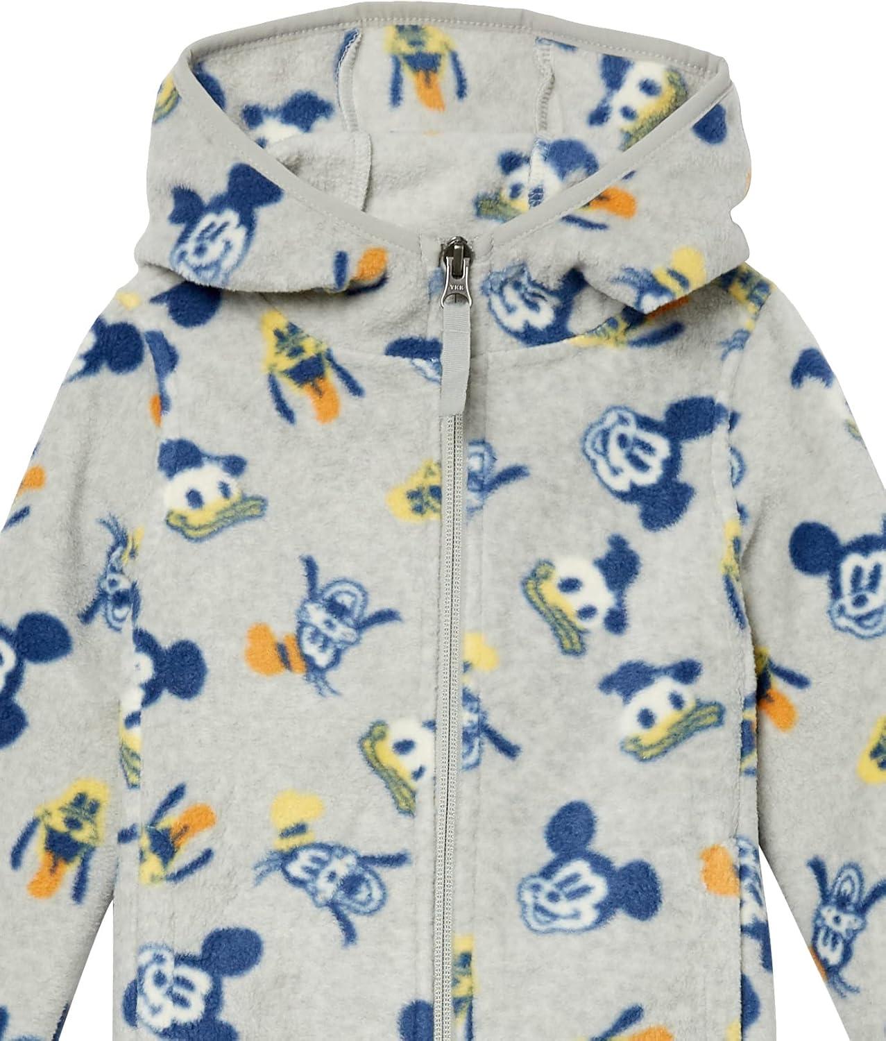 imageAmazon Essentials Disney  Marvel  Star Wars  Princess Girls and Toddlers Polar Fleece FullZip Hoodie JacketsMickey and Friends