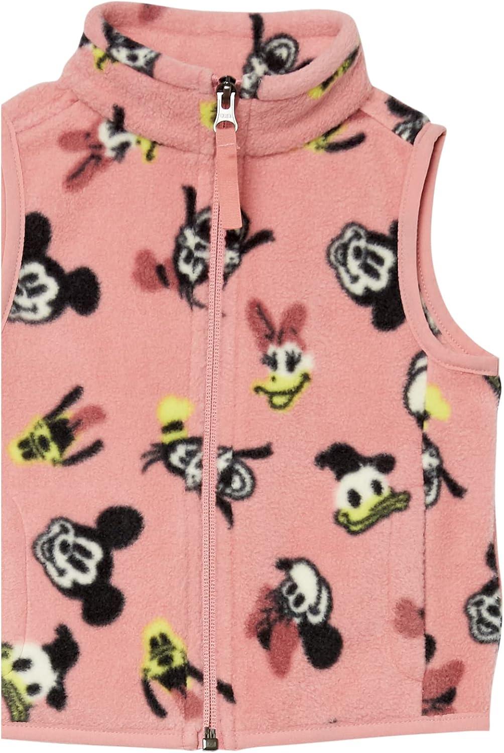 imageAmazon Essentials Disney  Marvel  Star Wars  Princess Girls and Toddlers Polar Fleece VestMinnie and Friends