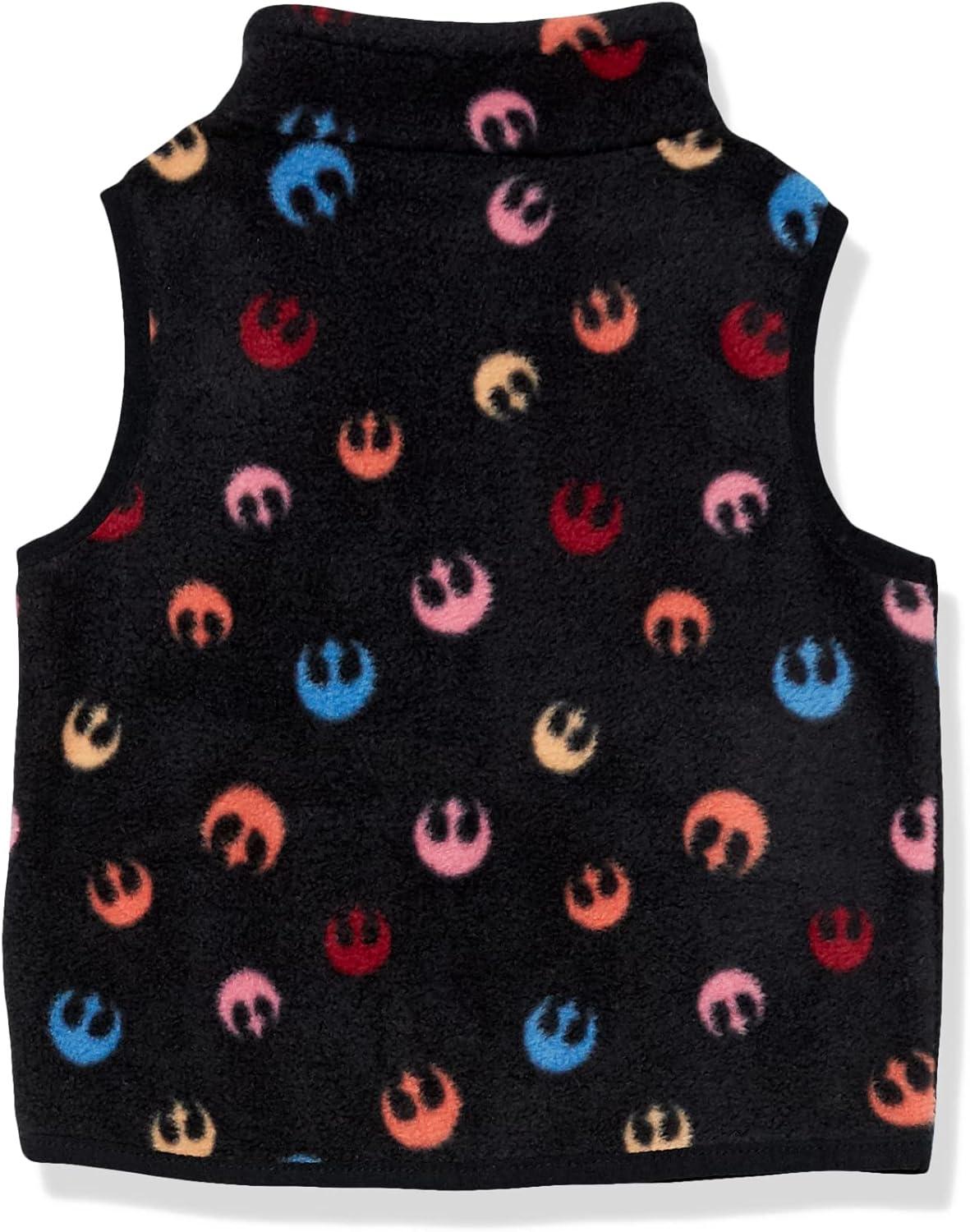 imageAmazon Essentials Disney  Marvel  Star Wars  Princess Girls and Toddlers Polar Fleece VestStar Wars Rebel