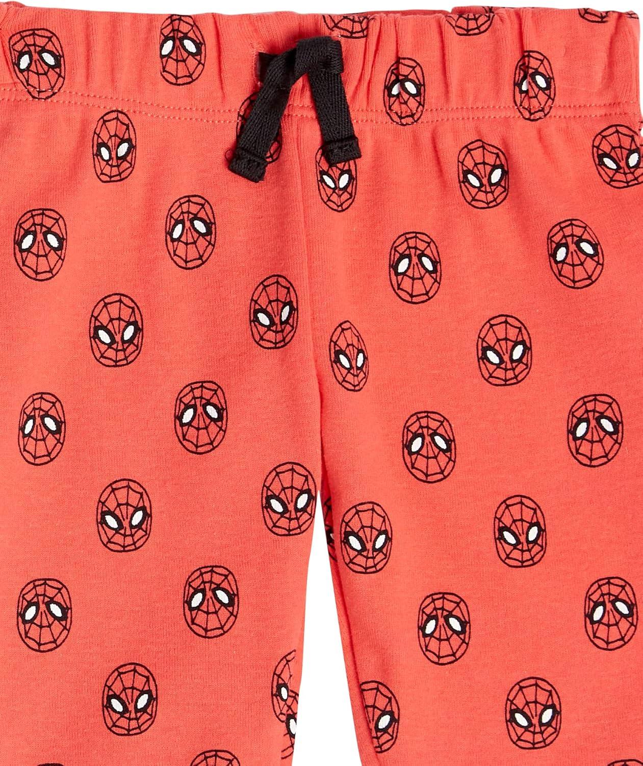 imageAmazon Essentials Disney  Marvel  Star Wars Baby Boys Pants Pack of 4Marvel Friends