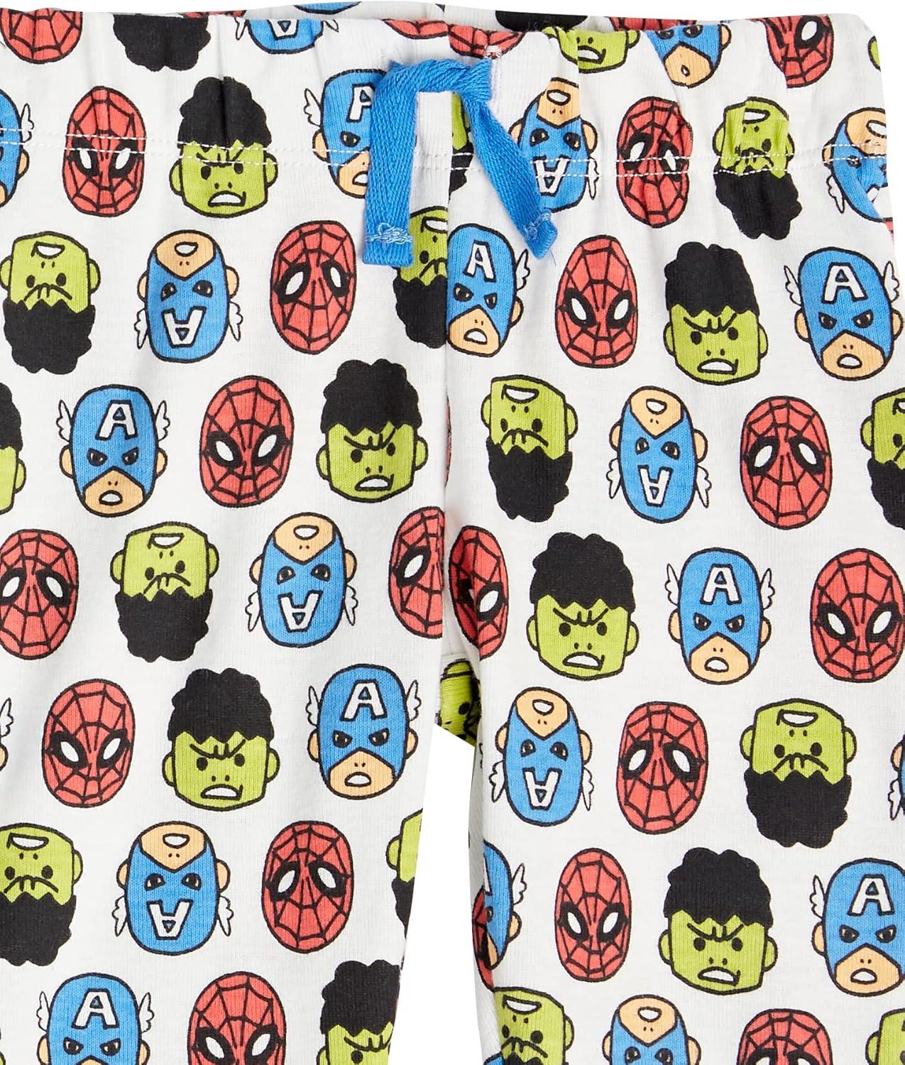 imageAmazon Essentials Disney  Marvel  Star Wars Baby Boys Pants Pack of 4Marvel Friends
