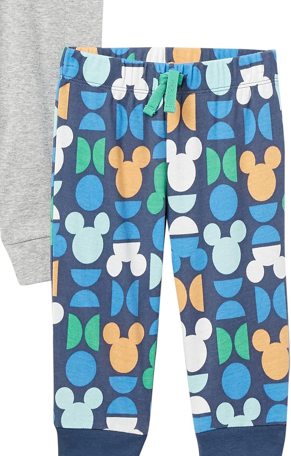 imageAmazon Essentials Disney  Marvel  Star Wars Baby Boys Pants Pack of 4Mickey Oh Boy