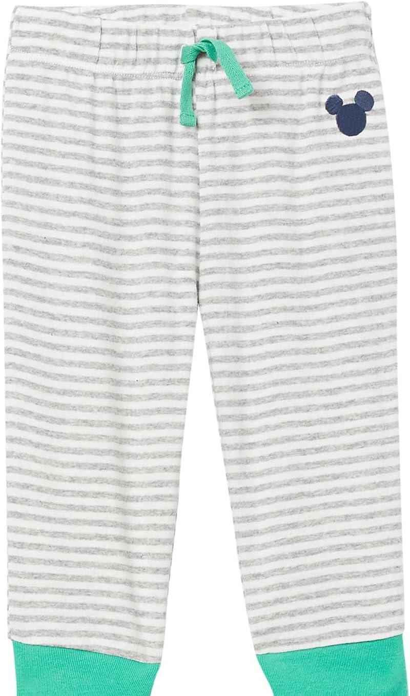 imageAmazon Essentials Disney  Marvel  Star Wars Baby Boys Pants Pack of 4Mickey Oh Boy