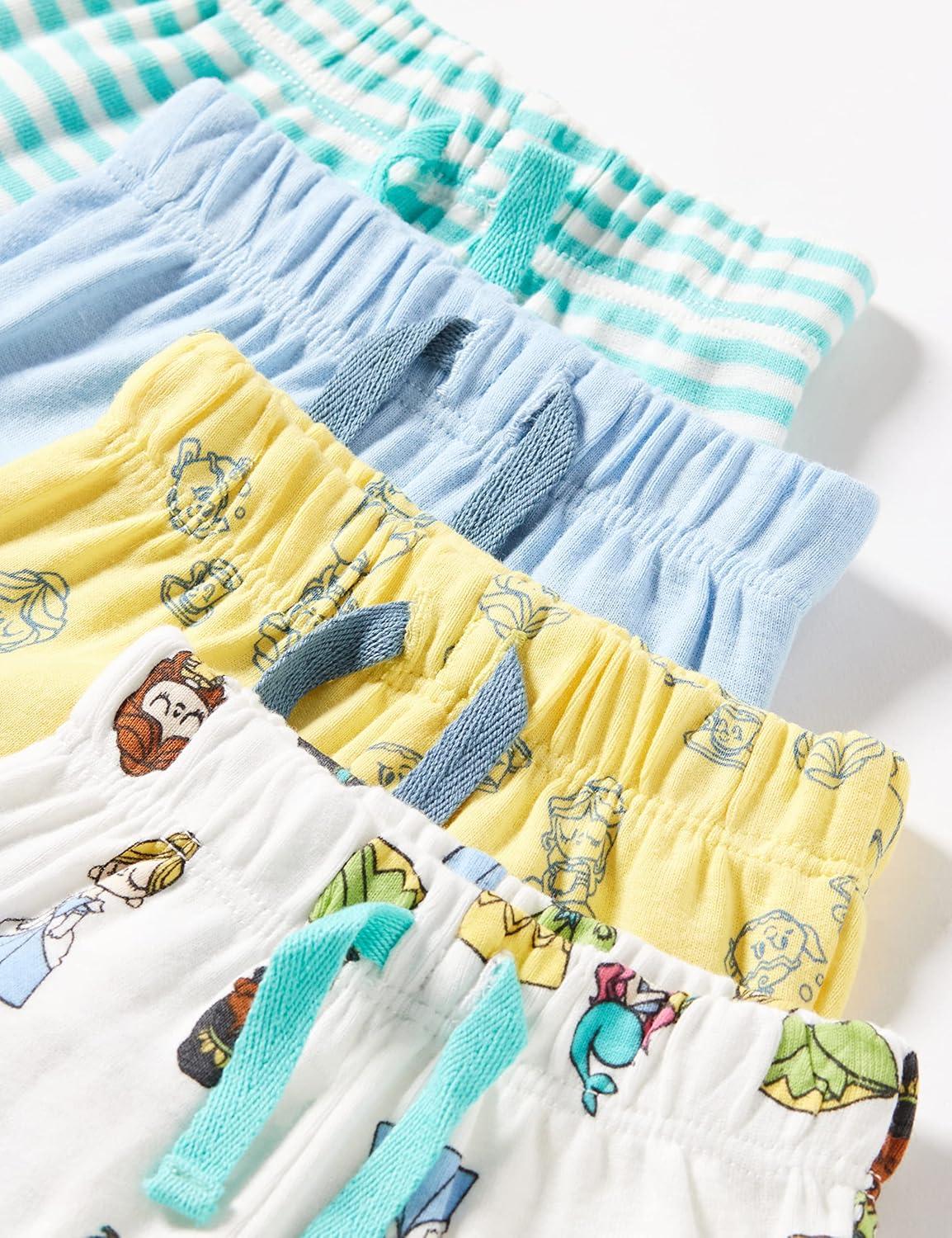 imageAmazon Essentials Disney  Marvel  Star Wars Baby Boys Pants Pack of 4Princess Wish